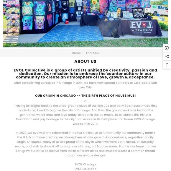 EVOL Collective Indigo Eye Peacock Peace Calm Crop Tank Top Large - Picture 11 of 11